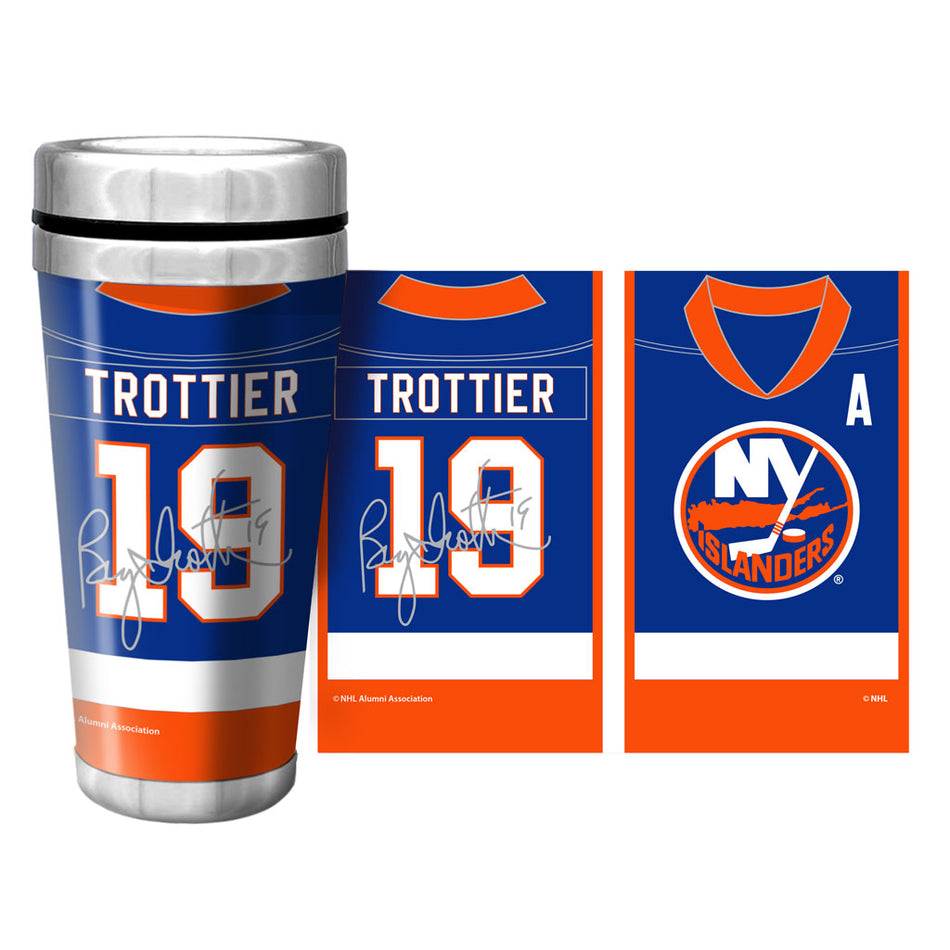 New York Islanders Alumni Full Wrap Travel Mug - Trottier