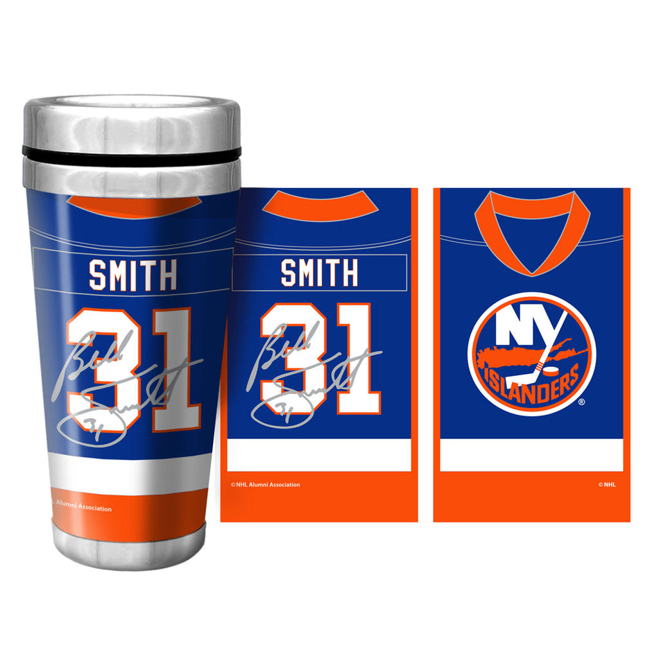 New York Islanders Alumni Full Wrap Travel Mug - Smith