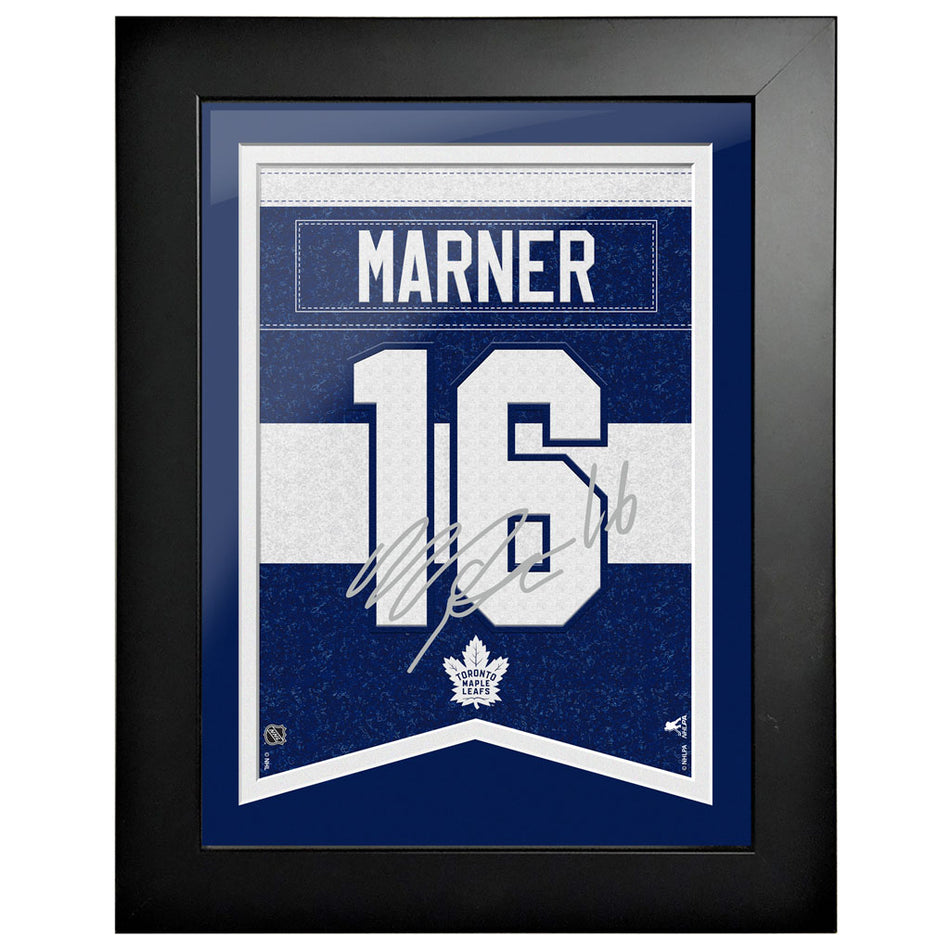 Toronto Maple Leafs Art-Mitch Marner Autograph Replica Frame 12"x16"