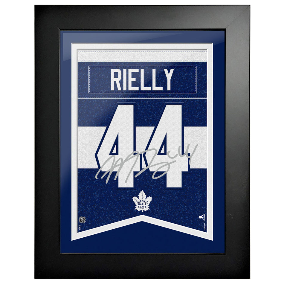 Toronto Maple Leafs Art - Morgan Rielly Autograph Replica Frame 12"x16"