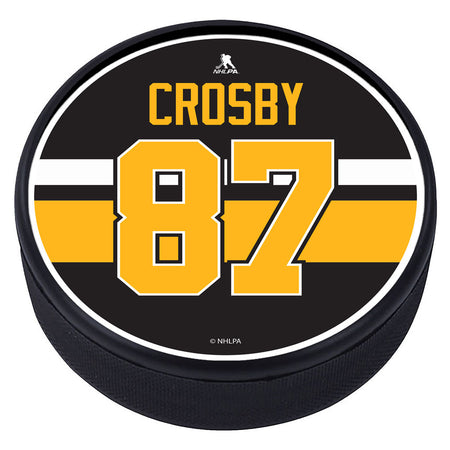 Pittsburgh Penguins™ S. Crosby Souvenir Player Puck - Sports Decor